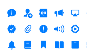 200枚 iOS11 Glyphs风格图标，SVG PNG格式