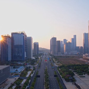 南宁航拍高清视频素材-城市风景延时摄影