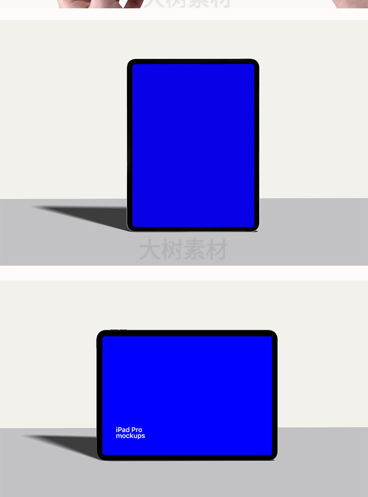 手持平板电脑UI设计网页展示效果VI智能贴图PSD样机设计模板素材 图片素材 第3张