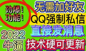 【引流必备】QQ强制聊天脚本，支持筛选/发送文字功能，不支持多开【协议版】