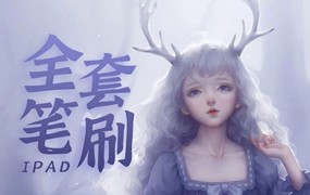 procreate笔刷-10000款人像起稿厚涂水彩植物星空油画水墨笔刷合集