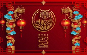 2022虎年新年设计素材合集