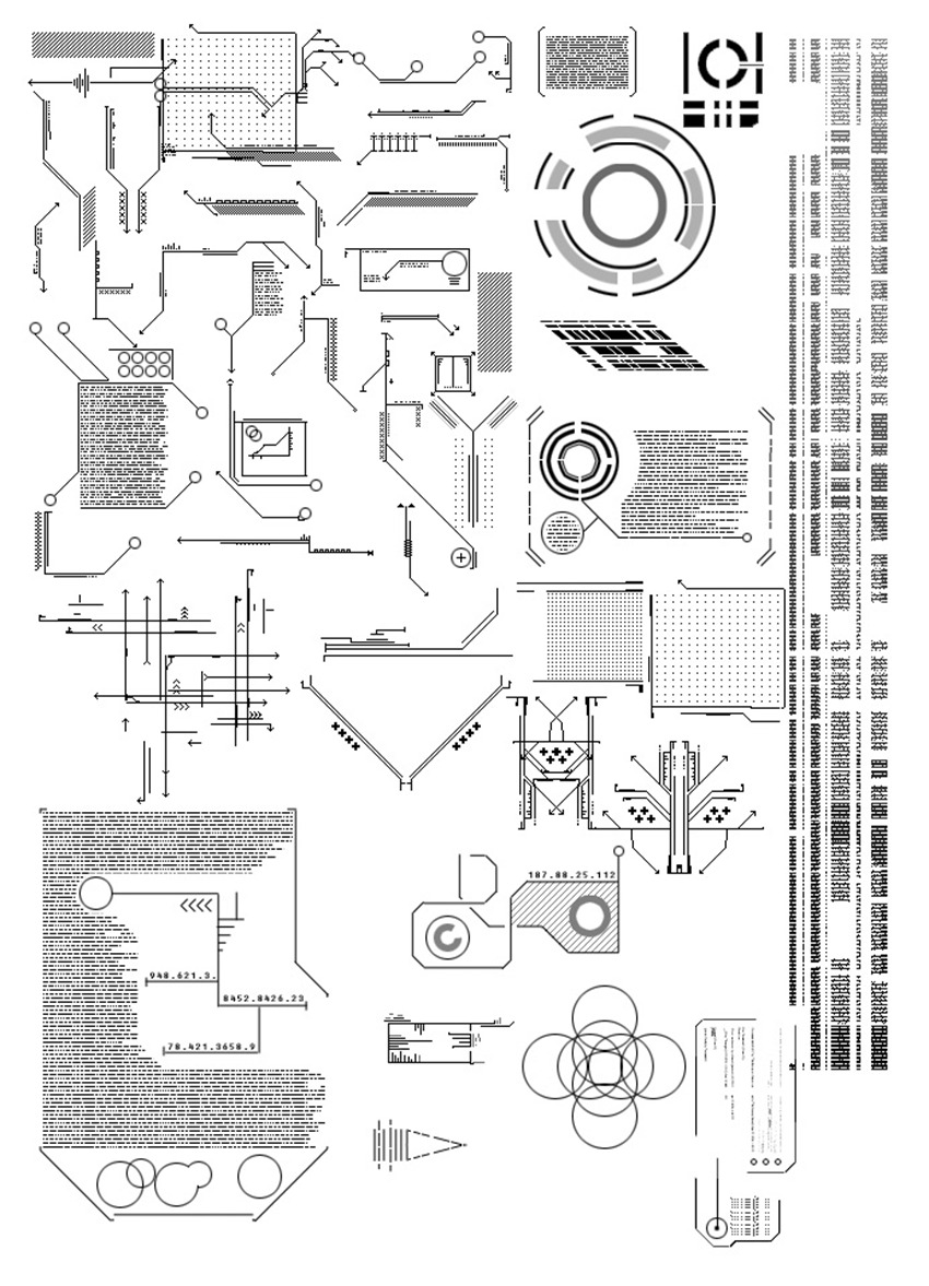 PS笔刷-科幻科技机械仪表画笔绘画插画笔刷合集 笔刷资源 第8张