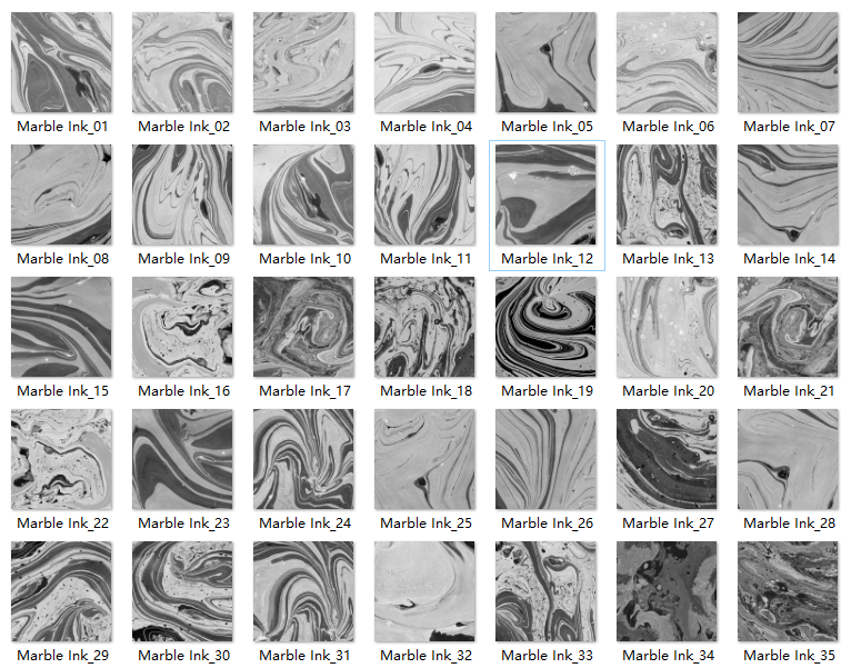 背景素材-35张水墨大理石纹理PNG背景图片素材 图片素材 第2张