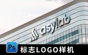 样机模板-50款品牌标志Logo图标设计样机PSD模板