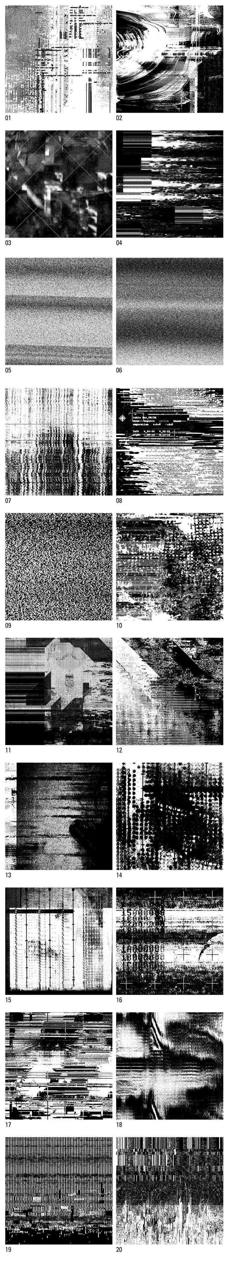 20个故障风纹理背景图片素材PNG TIF格式 图片素材 第6张