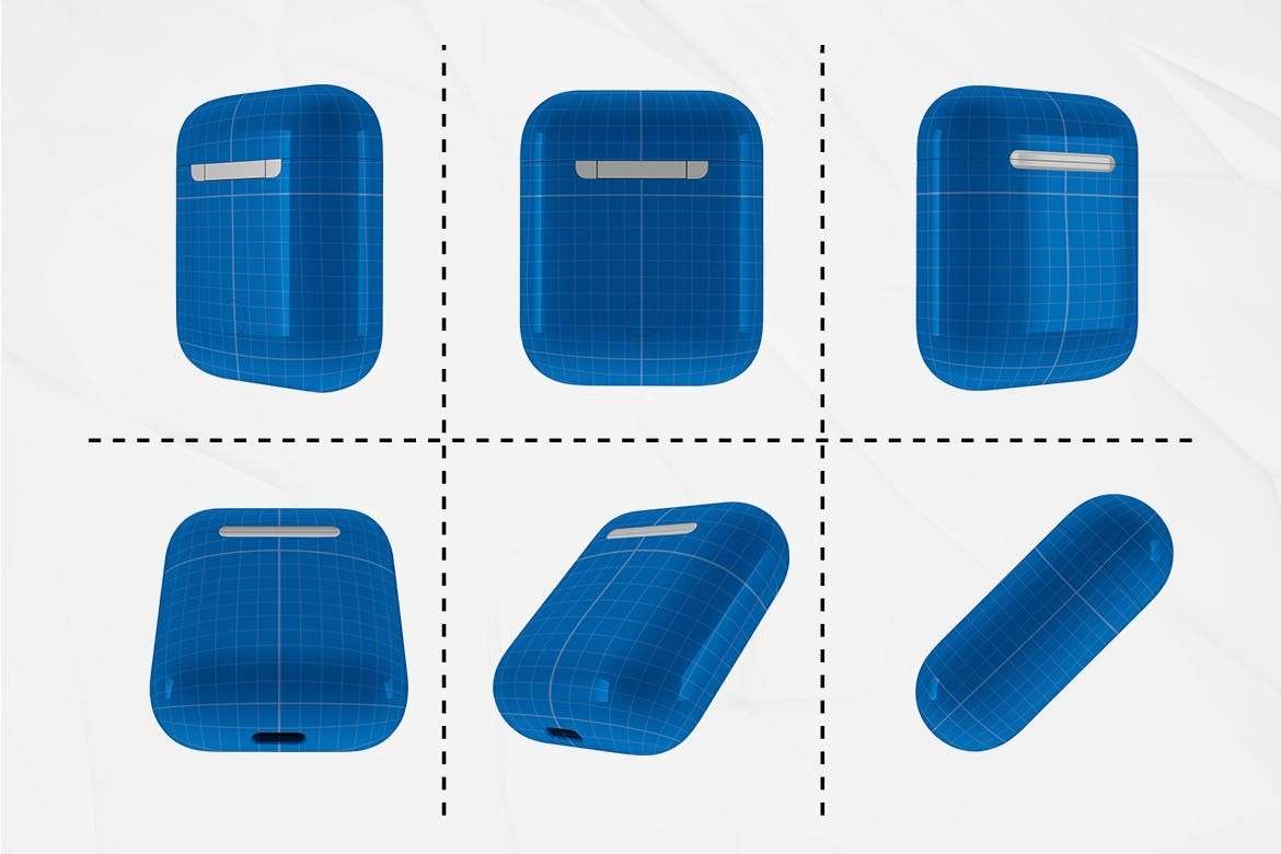 AirPods苹果无线耳机包装设计样机模板PSD 样机素材 第5张