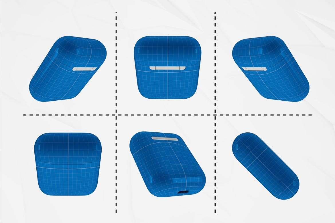 AirPods苹果无线耳机包装设计样机模板PSD 样机素材 第6张