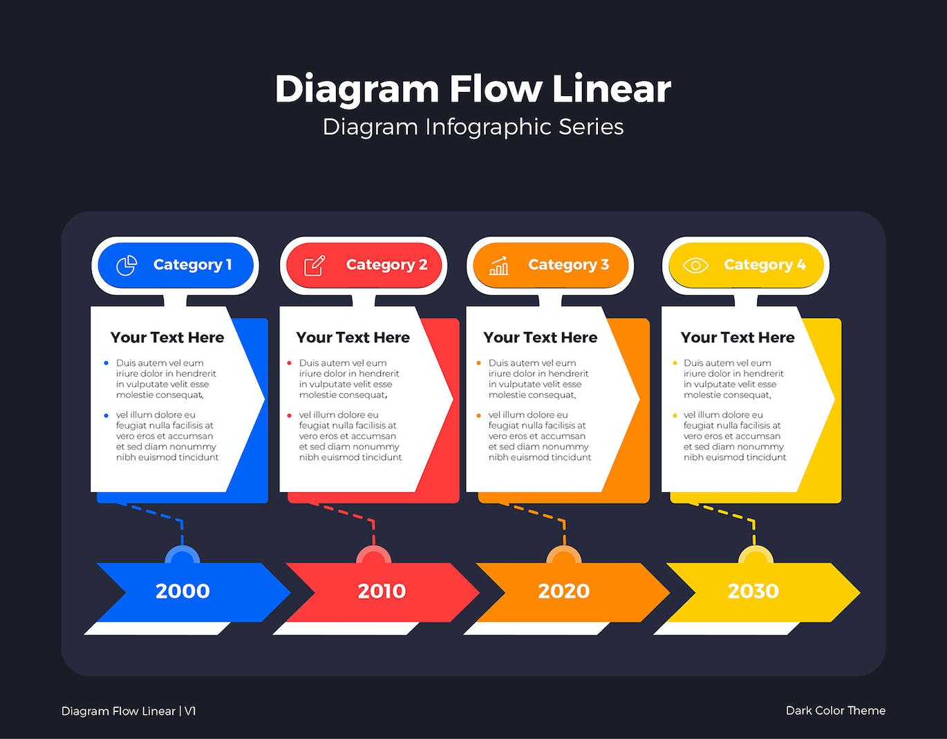 线条流程图表矢量素材v1 Diagram Flow Linear V1 APP UI 第3张