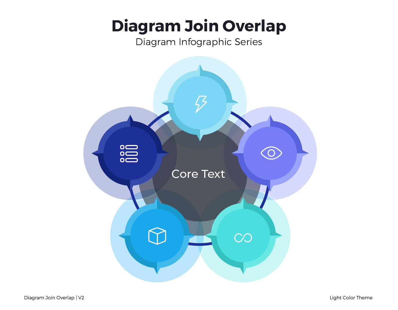 连接重叠图表矢量素材v2 Diagram Join Overlap V2 图片素材 第4张