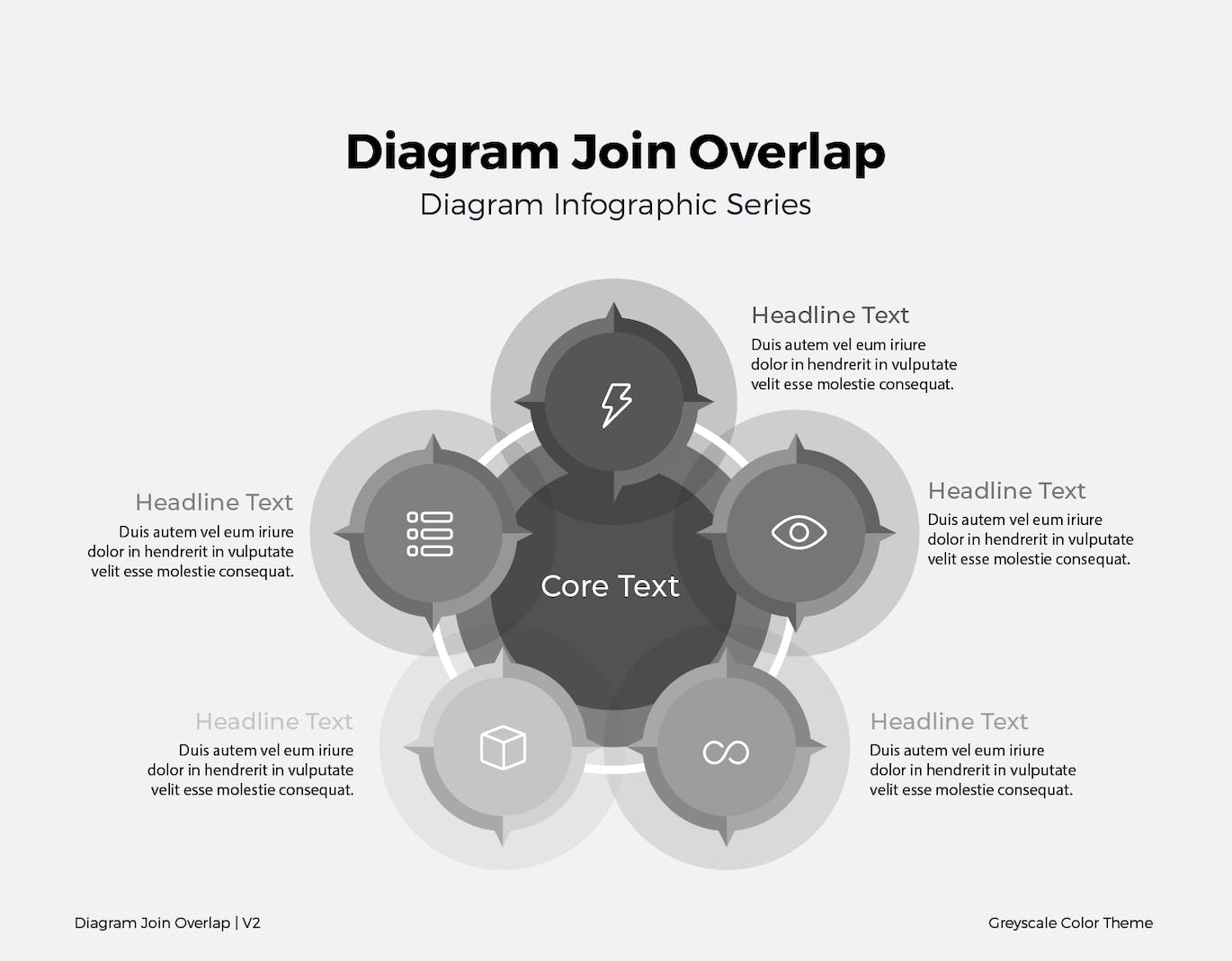 连接重叠图表矢量素材v2 Diagram Join Overlap V2 图片素材 第2张