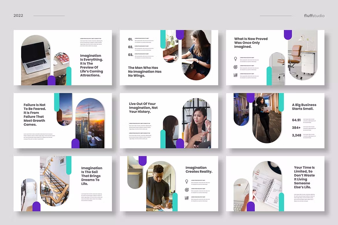 多用途业务演示PowerPoint演示模板 Roundi – Multipurpose PowerPoint Template 幻灯图表 第3张