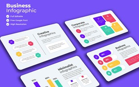 商业现代信息图表模板 Business Modern Infographics Template