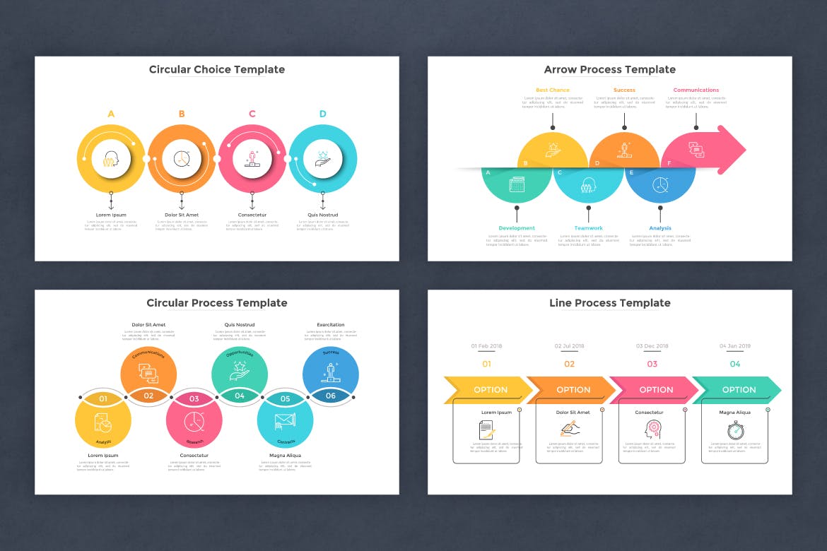 彩纸风格现代信息图表设计模板 20 Infographic Templates v.11 幻灯图表 第2张