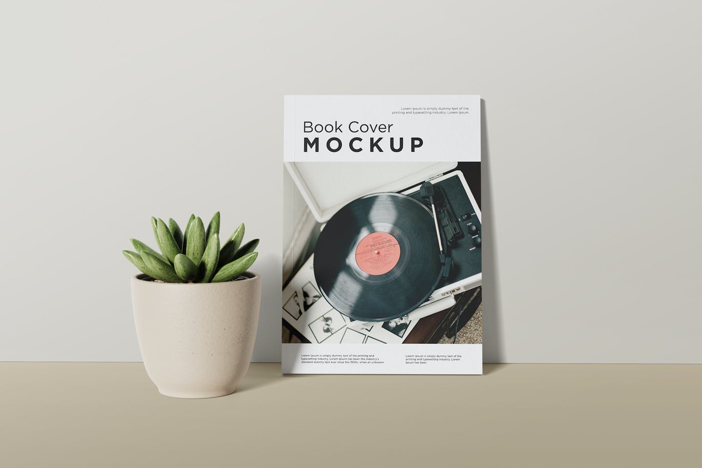 书籍封面设计样机 Book cover mockup 样机素材 第5张