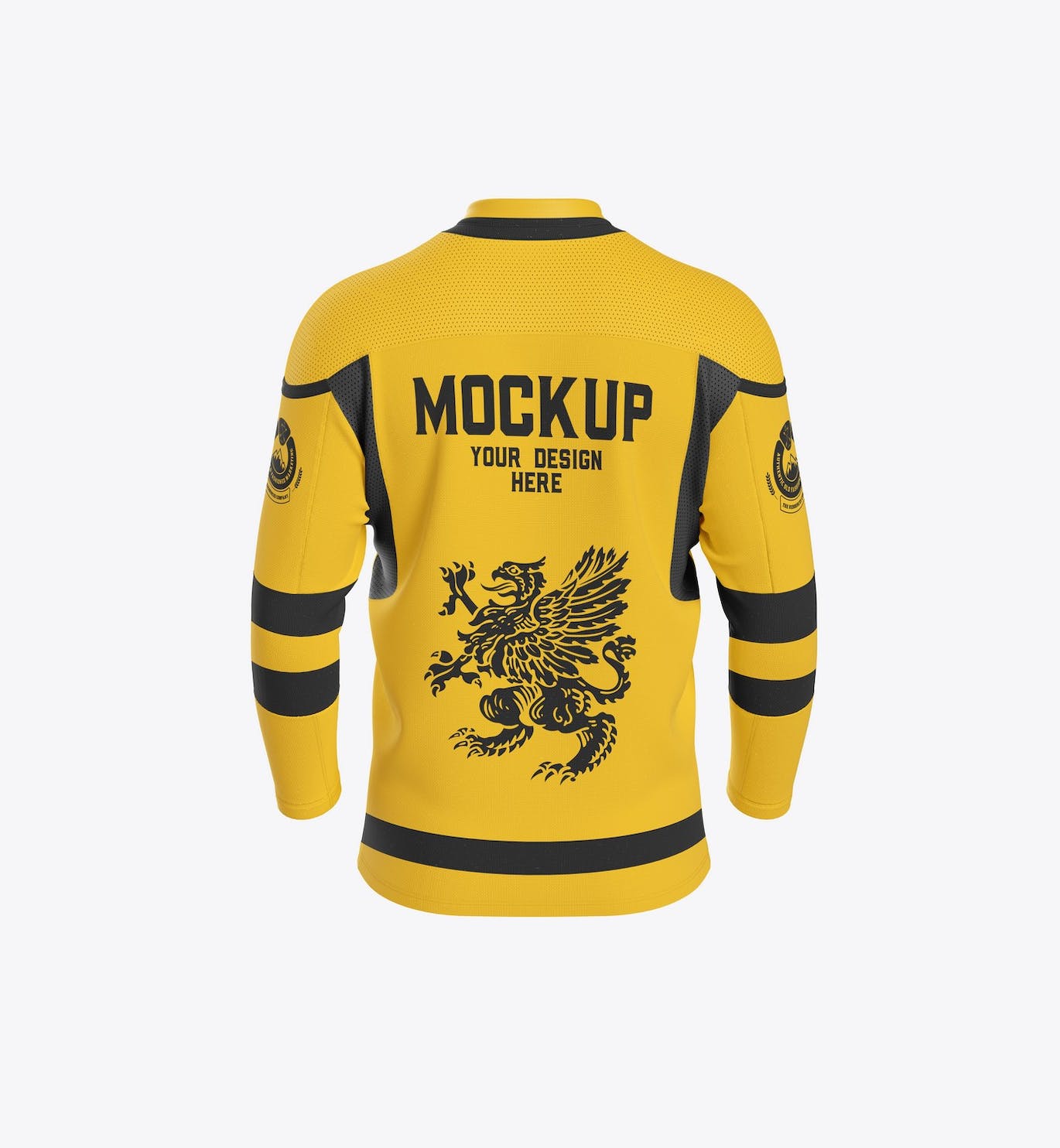 冬季运动服服装面料设计样机 Winter Sport Jersey Mockup 样机素材 第11张