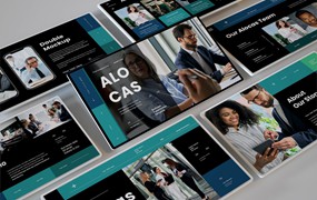 公司/企业宣传PPT幻灯片模板下载 Alocas – Business Presentation PowerPoint Template