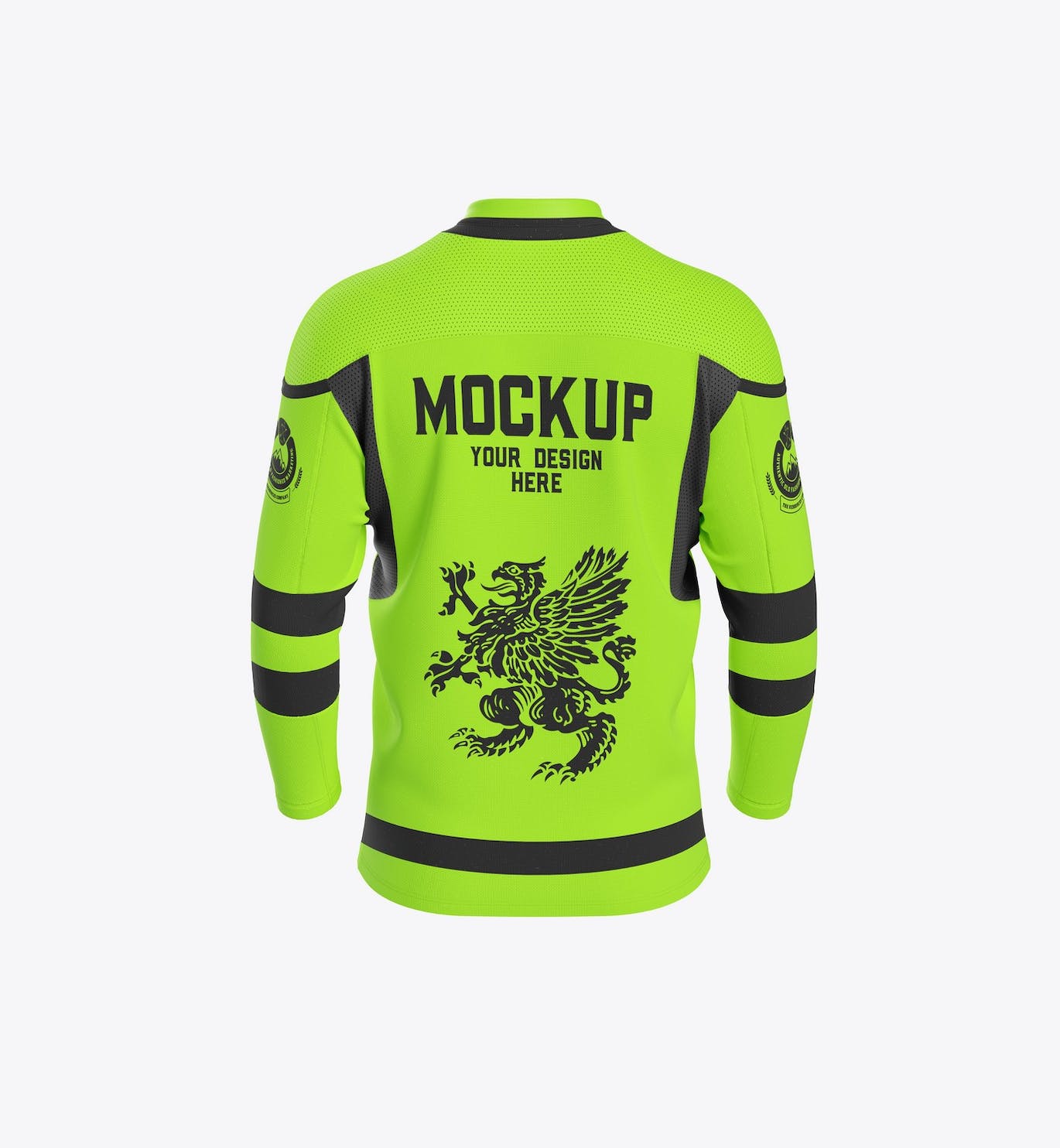 冬季运动服服装面料设计样机 Winter Sport Jersey Mockup 样机素材 第13张