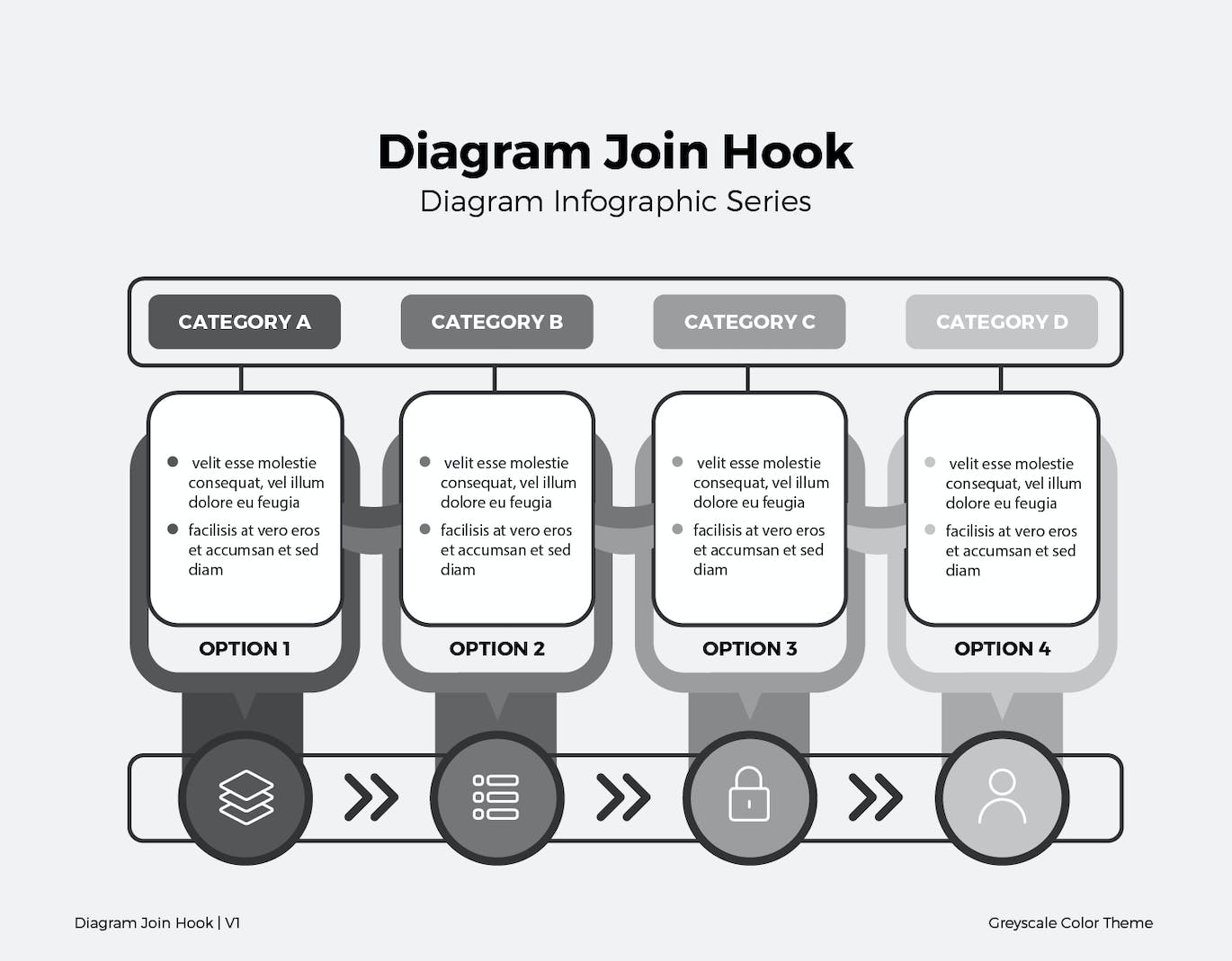 连接步骤图表矢量素材v1 Diagram Join Hook V1 图片素材 第2张