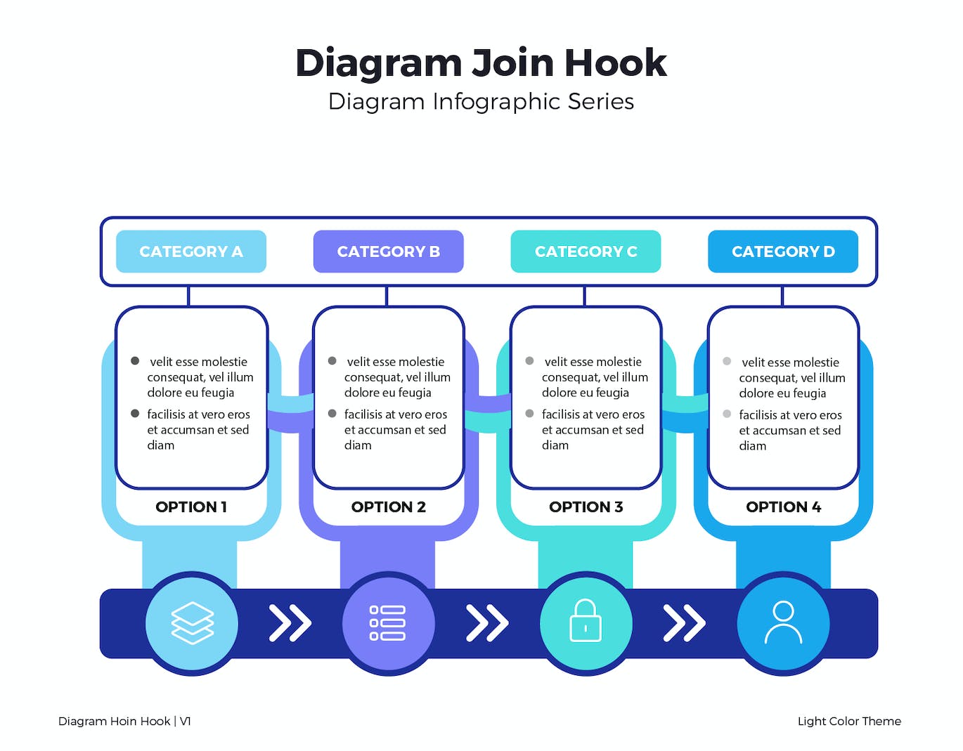 连接步骤图表矢量素材v1 Diagram Join Hook V1 图片素材 第4张