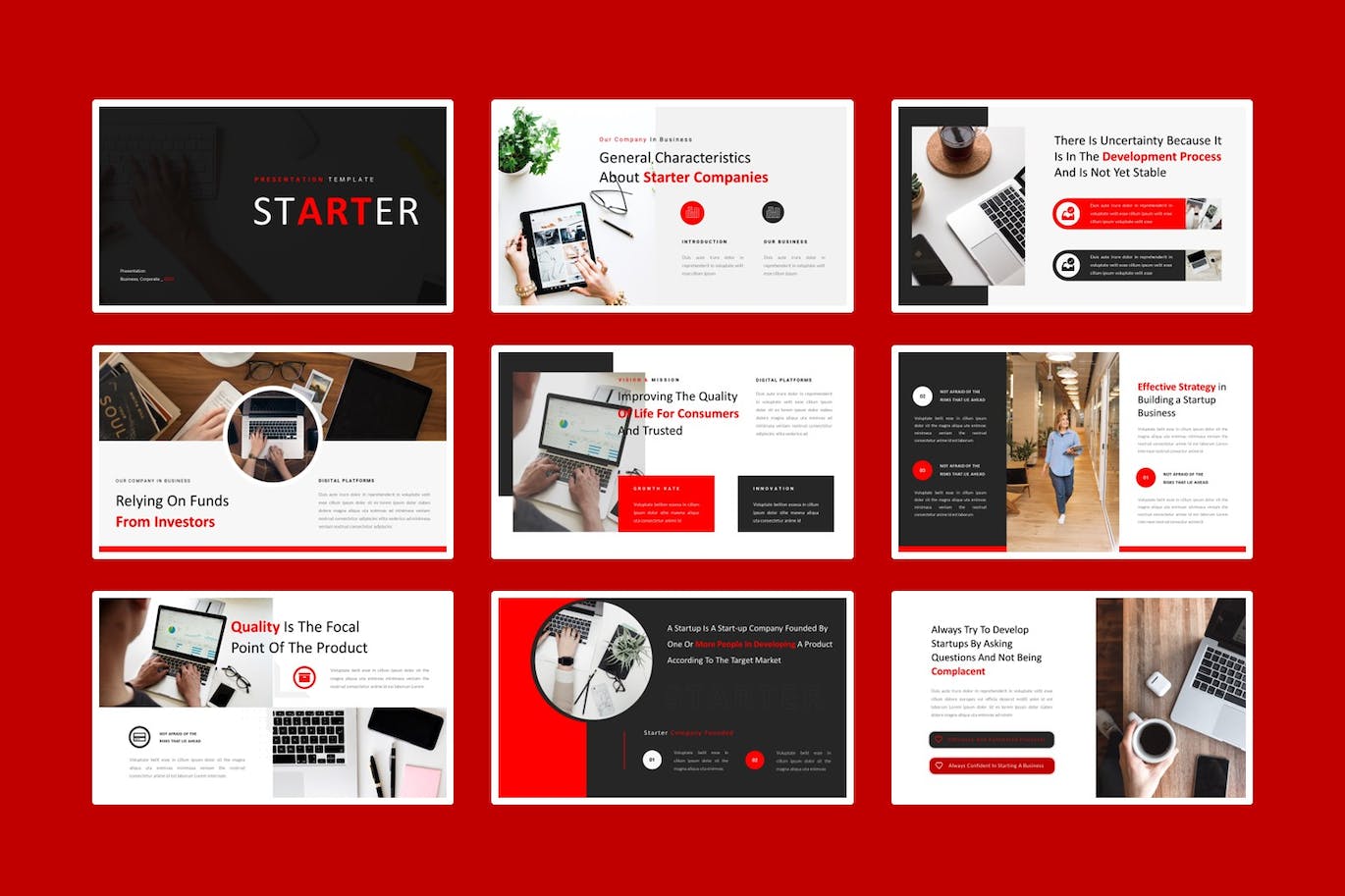 商业&企业PPT演示文稿 Starter – Business and Corporate Powerpoint 幻灯图表 第2张