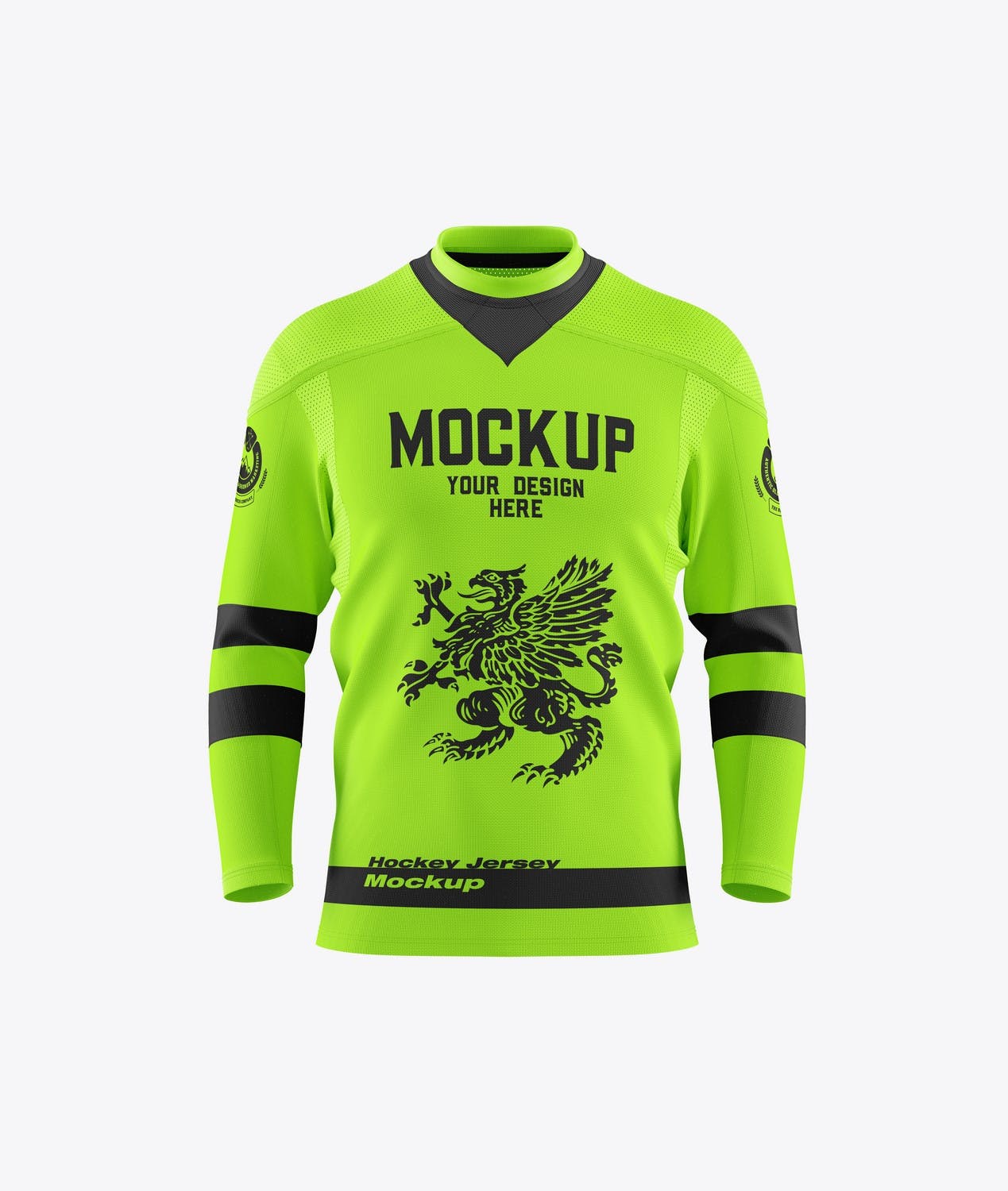 冬季运动服服装面料设计样机 Winter Sport Jersey Mockup 样机素材 第5张