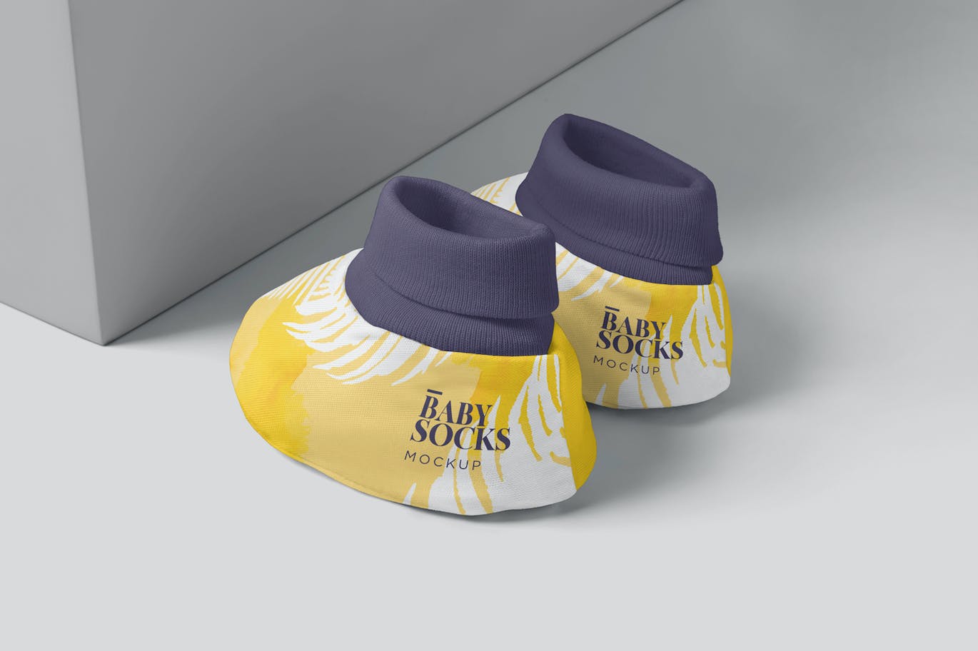 新生儿靴子设计样机 Newborn Booties Mockups 样机素材 第4张