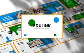 课堂教育PowerPoint演示模板 Edulink Education Presentation PowerPoint Template