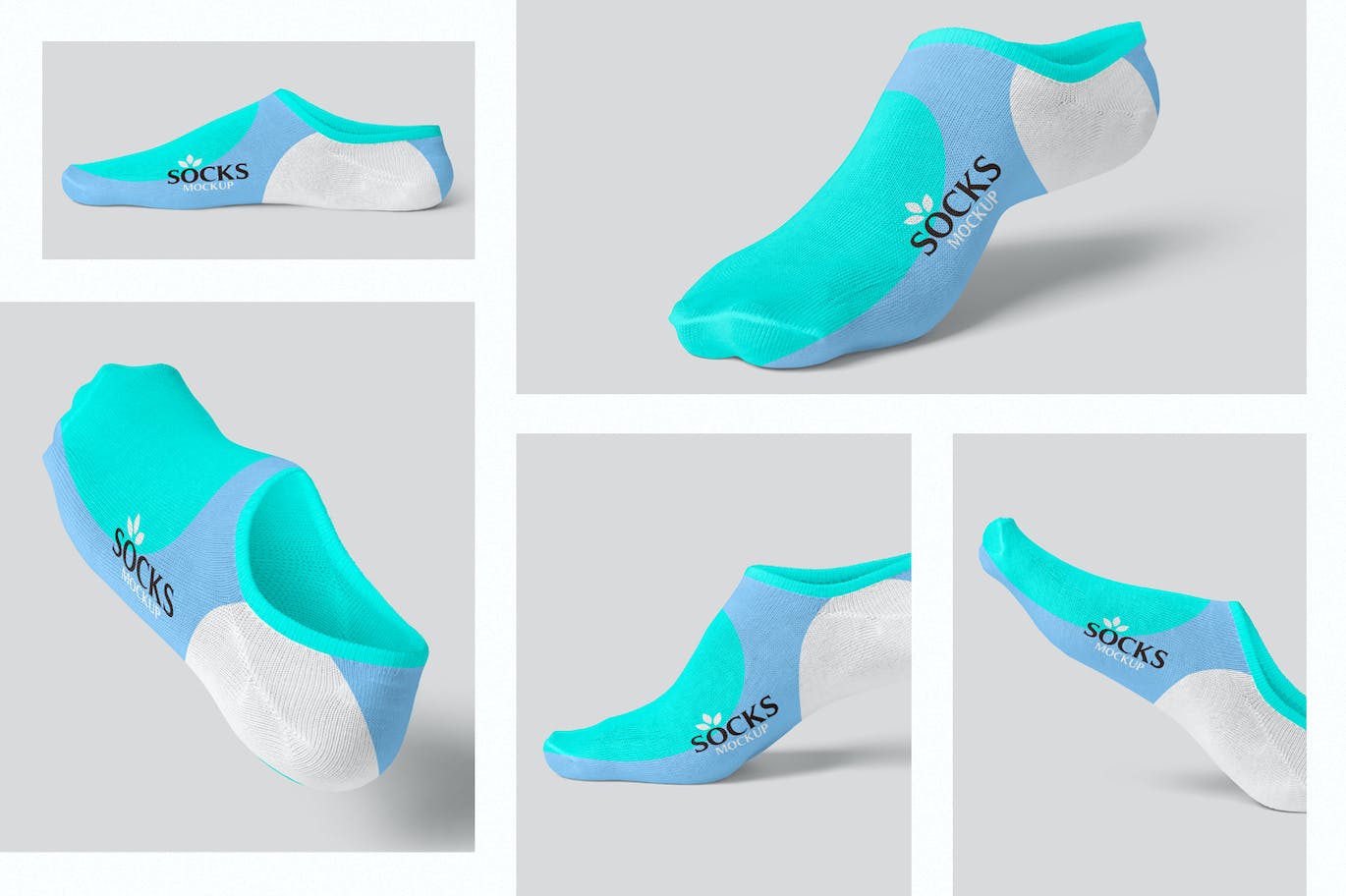 低帮脚踝袜子设计样机 Low Cut Ankle Socks Mockups 样机素材 第7张