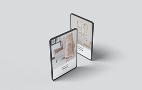 站立式iPad平板电脑样机 iPad Mockup