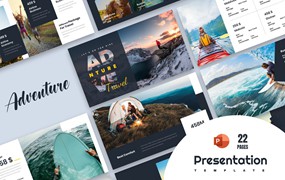 冒险旅行PowerPoint演示模板 Adventure PowerPoint Presentation Template