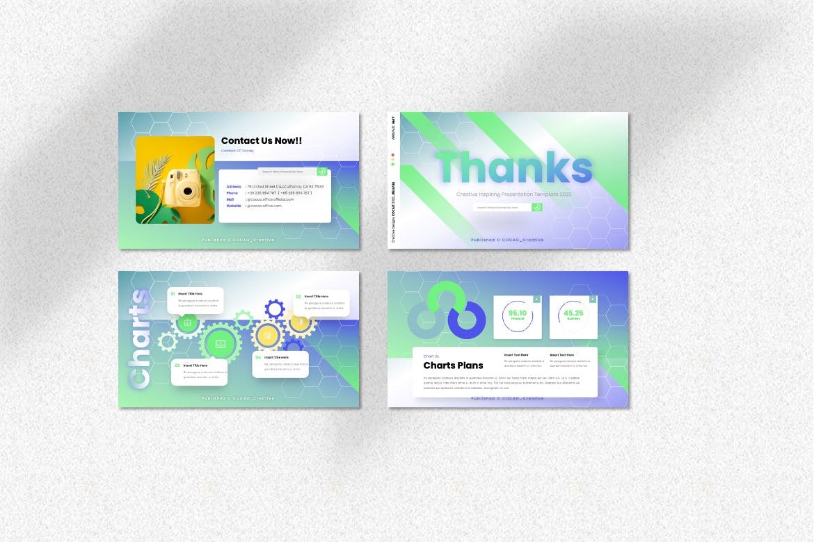 创意激励PPT幻灯片模板 Cocao – Creative Inspiring Powerpoint Templates 幻灯图表 第3张