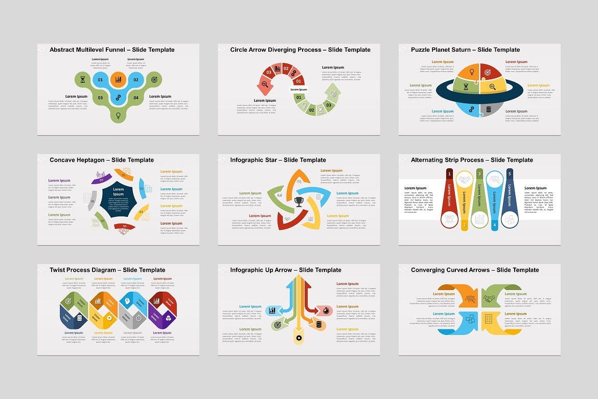 数字公司/企业PPT素材 Digital Company PowerPoint Template 幻灯图表 第7张