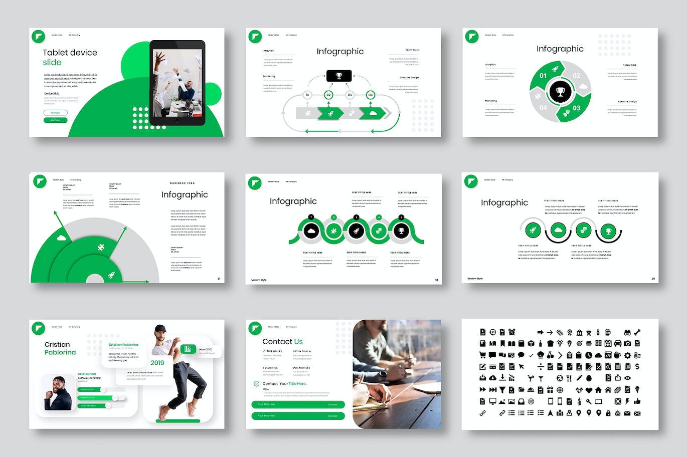 企业解决方案PowerPoint演示模板 Bulma – Business PowerPoint Template 幻灯图表 第5张