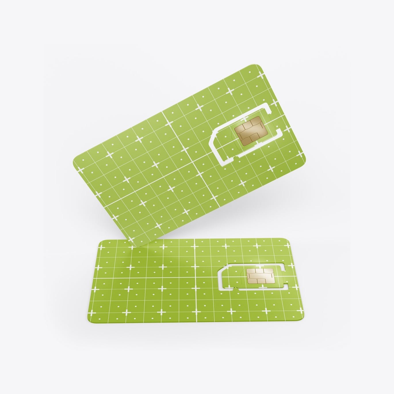 Sim手机卡品牌设计样机 Sim Card Mockup 样机素材 第9张