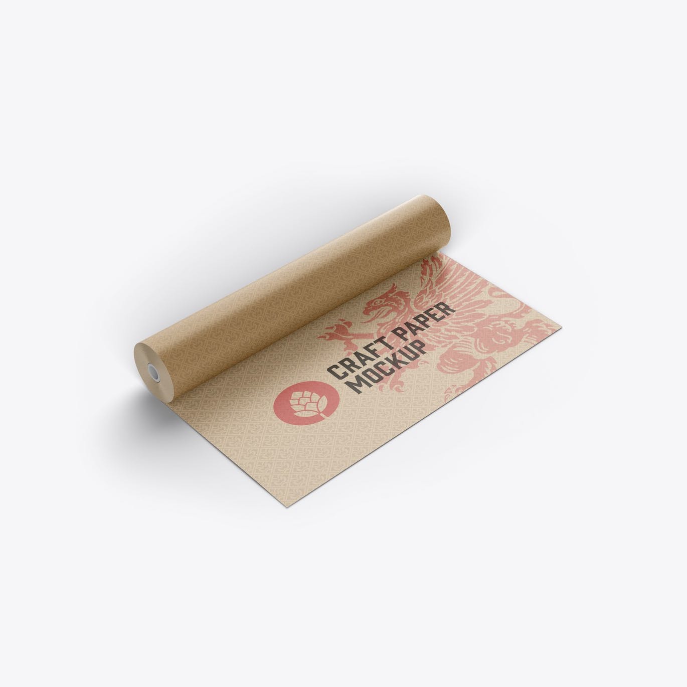 纸卷图案Logo设计样机 Paper Roll Mockup 样机素材 第9张