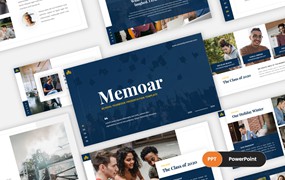 大学&学校PowerPoint演示模板 Memoar – University & School PowerPoint Template