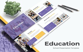 学校课堂教育PPT模板 EDUCATION – Powerpoint Template