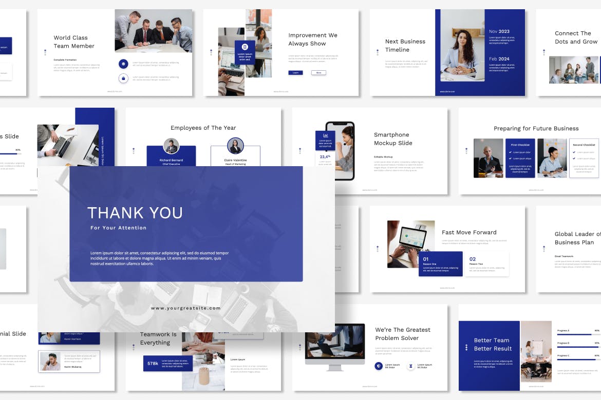 商业计划书Powerpoint幻灯片模板 Dome – Business Plan PowerPoint Template 幻灯图表 第2张