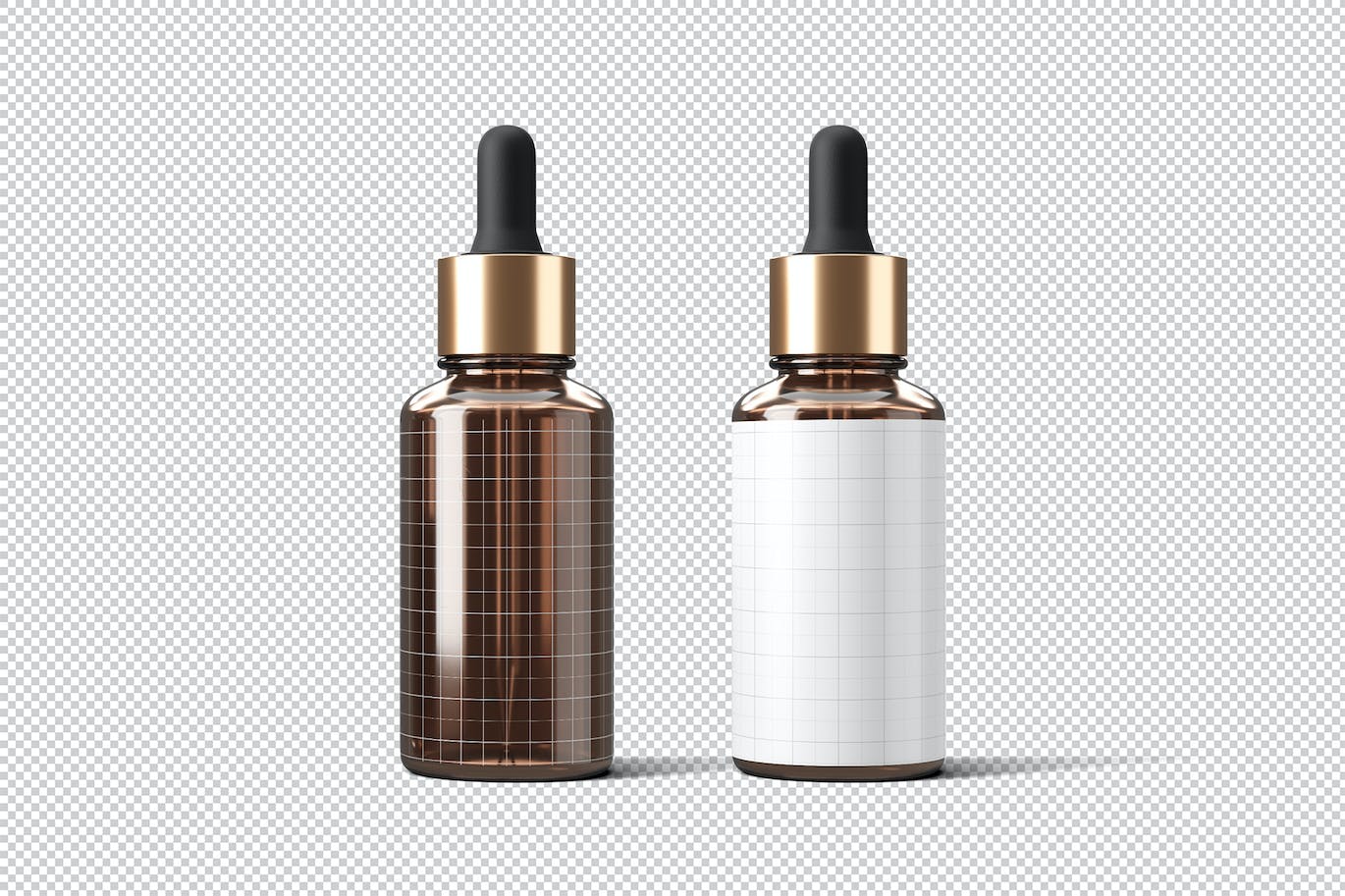 护肤品滴管瓶包装设计样机 Dropper Bottle Mockup 样机素材 第3张