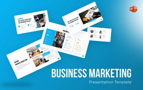 商业营销PPT幻灯片模板 Business Marketing PowerPoint Template