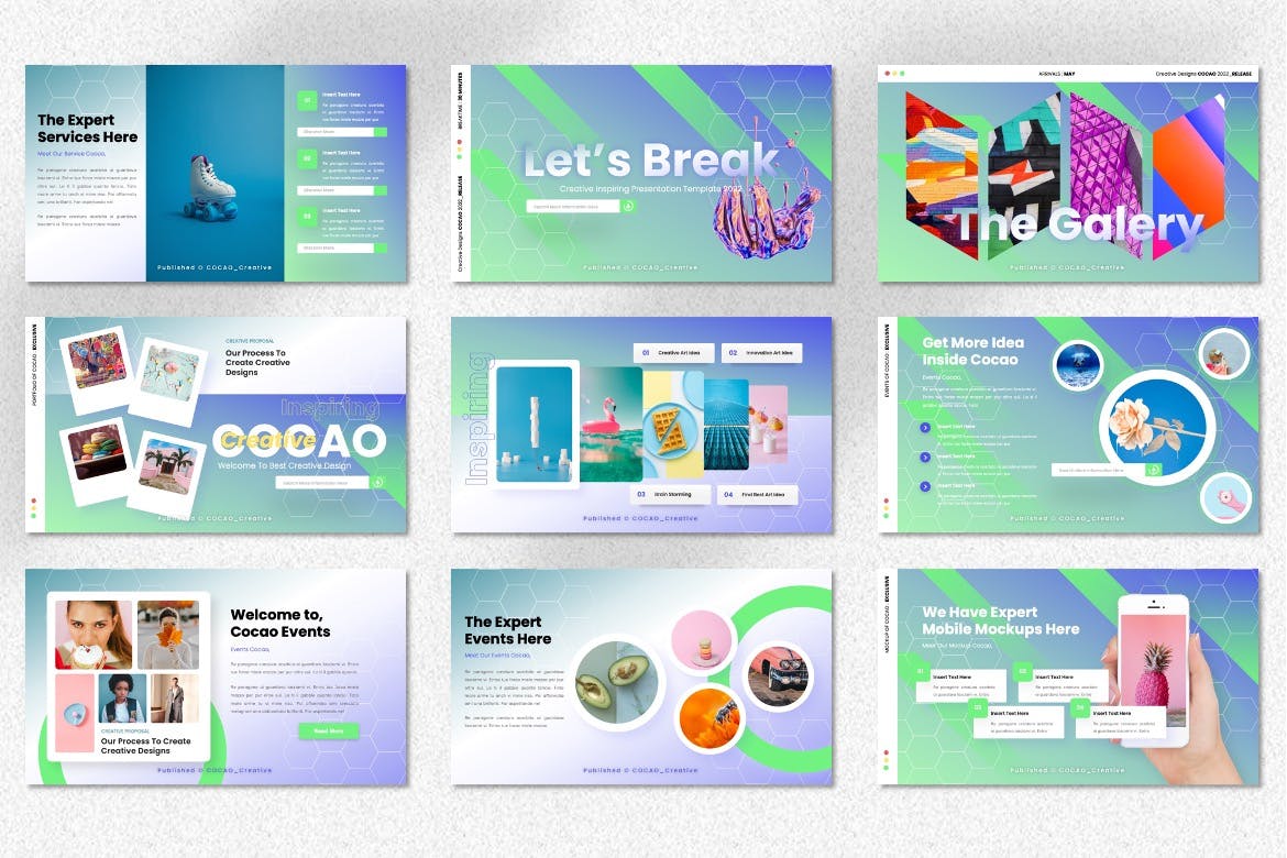 创意激励PPT幻灯片模板 Cocao – Creative Inspiring Powerpoint Templates 幻灯图表 第6张