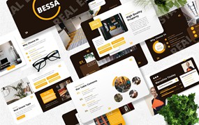 房地产管理PPT幻灯片模板 Bessa – Real Estate Powerpoint Template