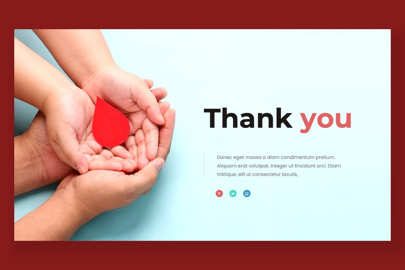 献血活动PPT幻灯片模板下载 BLODTION – Blood Donation Powerpoint Template 幻灯图表 第7张