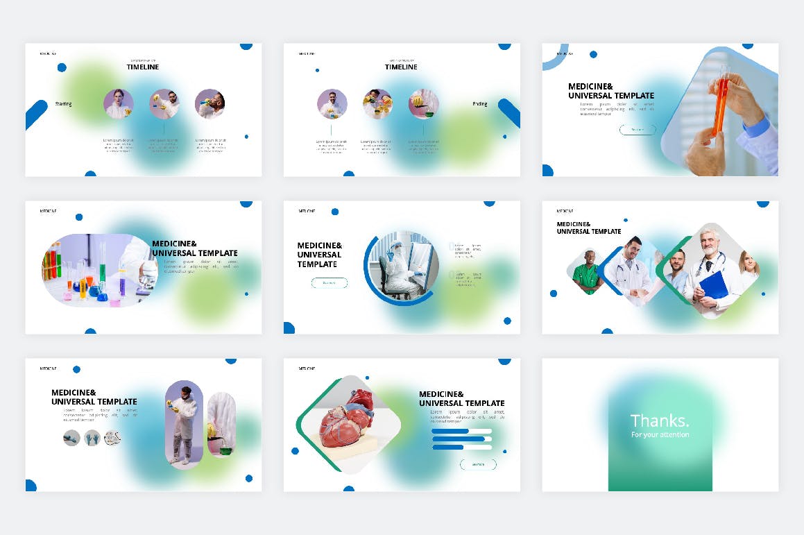 医疗健康多用途幻灯片演示PPT模板 Medical PowerPoint Template 幻灯图表 第2张