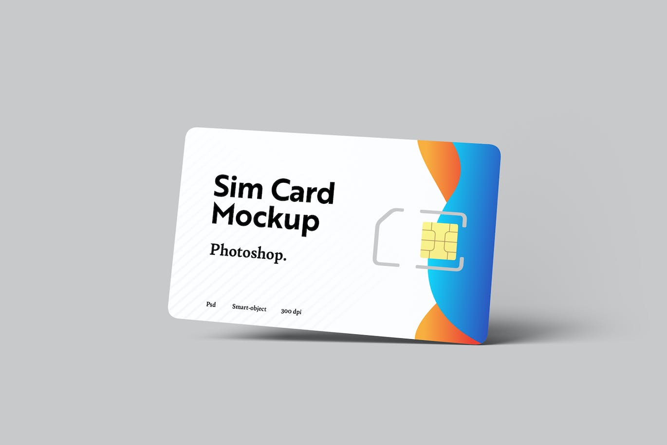 SIM手机卡设计样机模板 Sim Card Mockups 样机素材 第3张