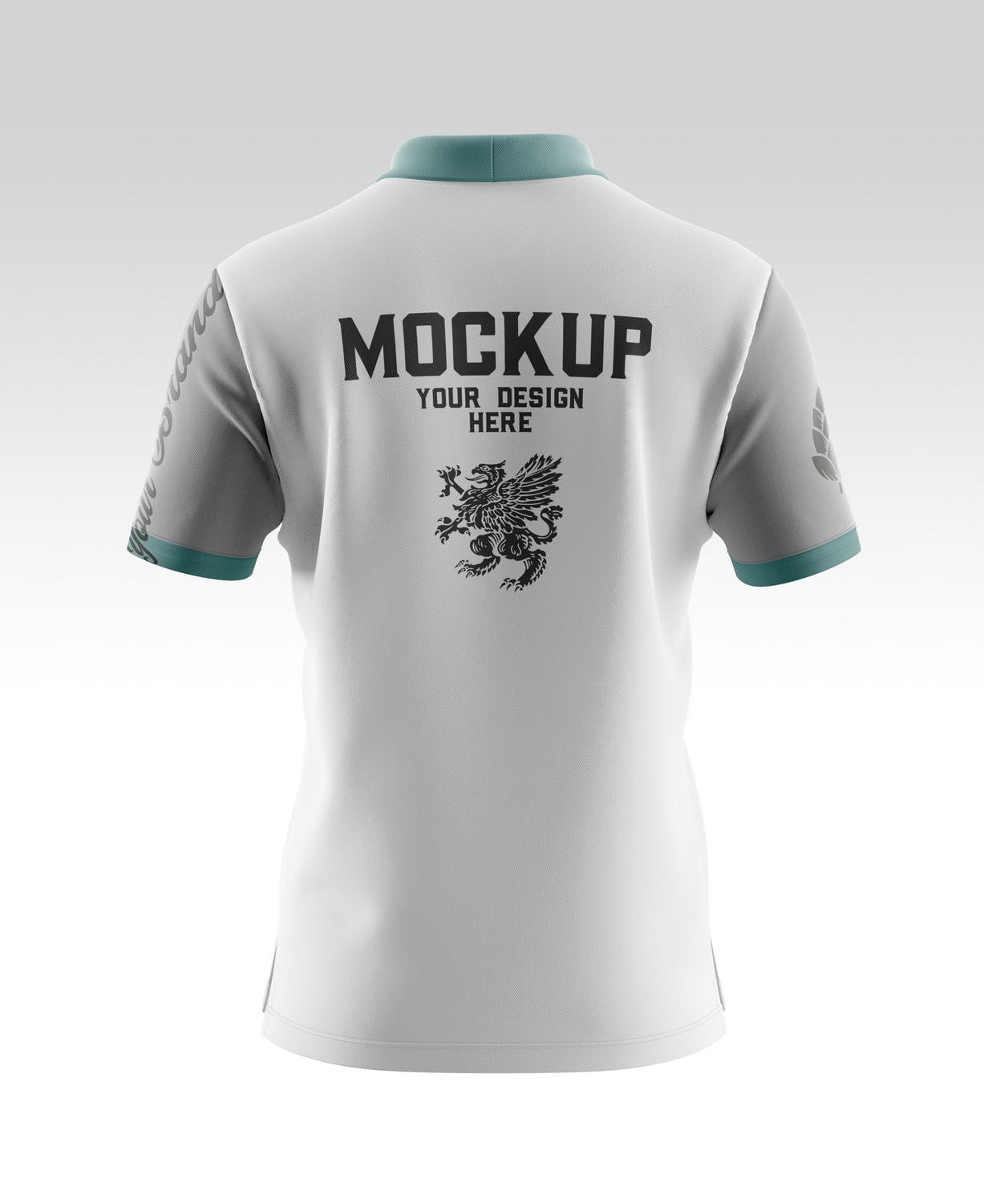 经典男式短袖Polo衫设计样机模板 Classic Men’s Short Sleeve Polo Shirt Mockup 样机素材 第7张