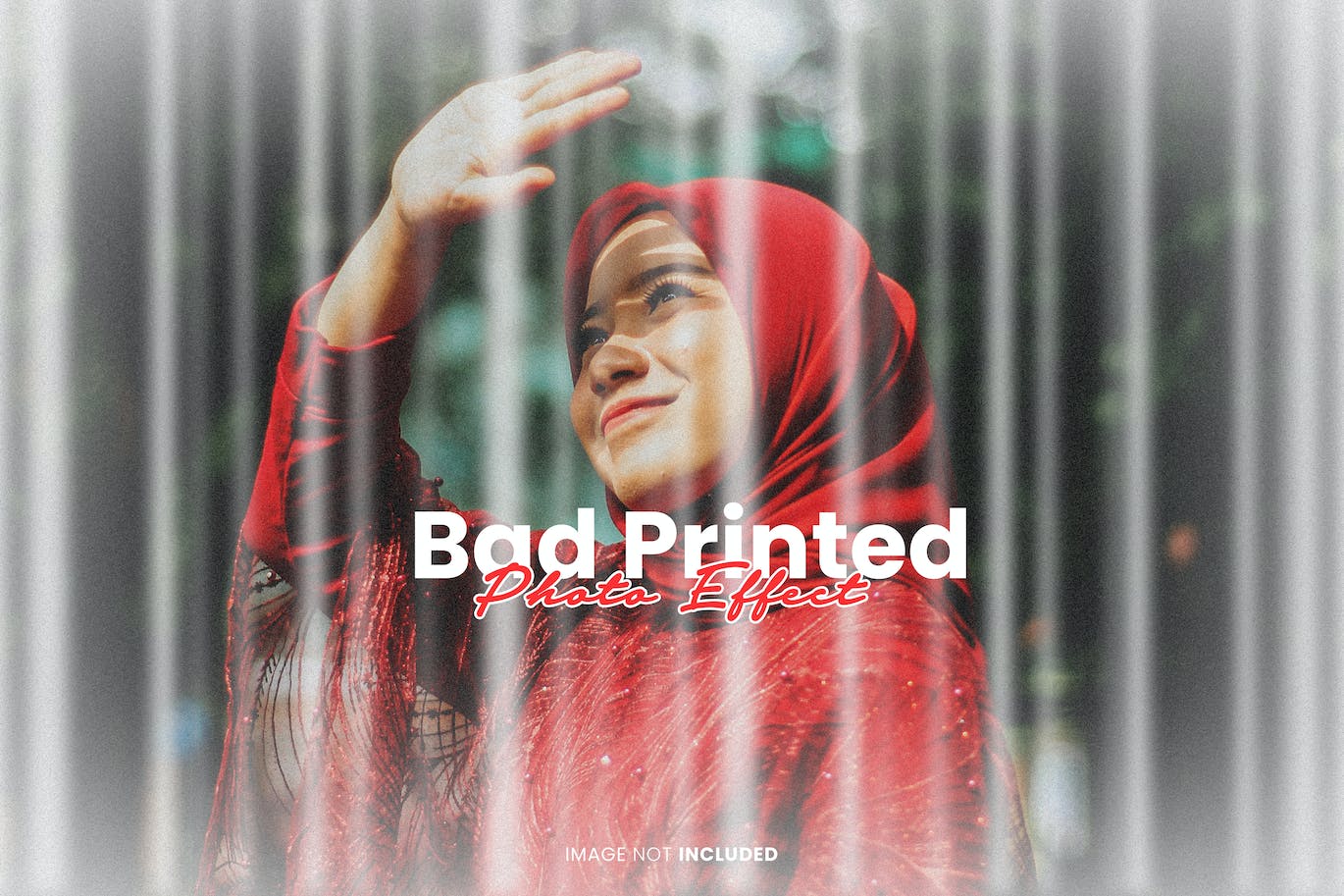 错误打印照片特效PS图层样式 Bad Printed Photo Effect 插件预设 第1张