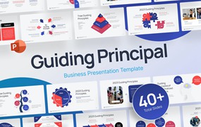 业务指导教学PPT幻灯片模板 Guiding Principal Professional PowerPoint Template