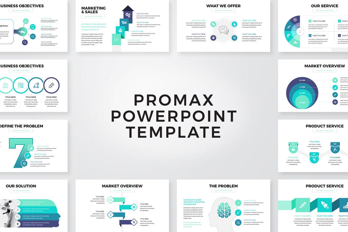 信息图表商业幻灯片演示PPT模板 Infographic Business PowerPoint Presentation 幻灯图表 第9张